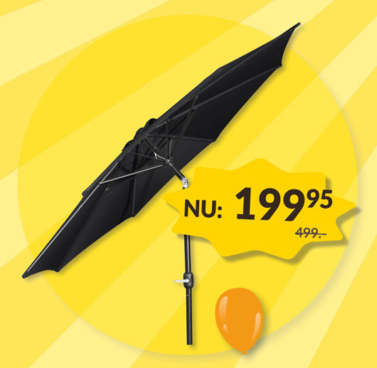 ALU PARASOL - JUBIL&AElig;UMSUDSALG